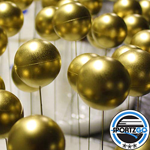 Sportly® - Juego de 144 pelotas de ping-pong, 38 mm, ideal para torneos de tenis de mesa y ping pong, juegos de carnaval, fiestas para adultos y niños.