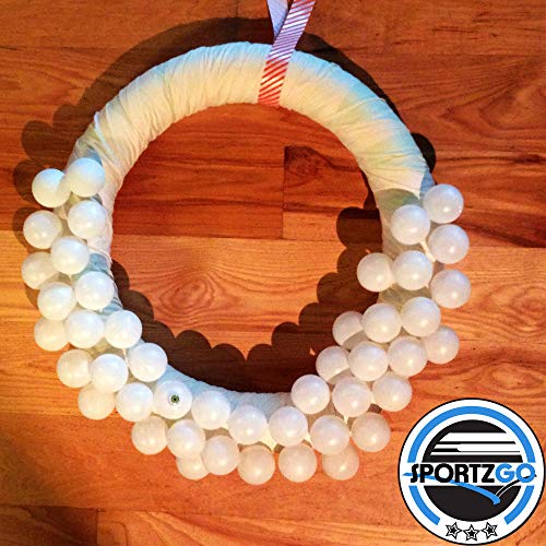 Sportly® - Juego de 144 pelotas de ping-pong, 38 mm, ideal para torneos de tenis de mesa y ping pong, juegos de carnaval, fiestas para adultos y niños.