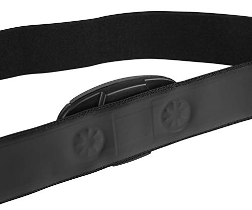 SportPlus Correa de Pecho, pulsómetro para medir la frecuencia cardíaca exacta ECG, 5 kHz, 100 cm de Alcance, Compatible con Todos los Dispositivos y Aplicaciones, SP-HRM-BLE-300