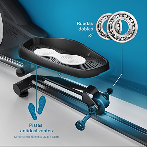 Sportstech CX640 Bicicleta elíptica - Marca de Calidad Alemana - Eventos en Directo & App Multijugador, 24 KG de Masa de Volante, 26 programas de Entrenamiento con HRC, Elíptica + Soporte de Tablet