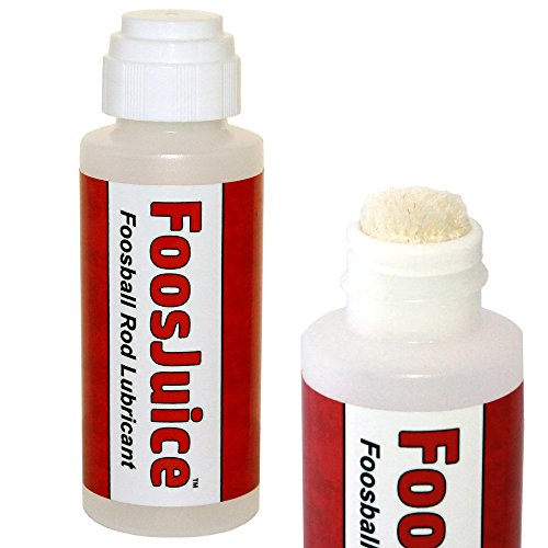 Spot On FoosJuice 60mL - Lubricante 100% de Silicona para Varillas de futbolín con aplicador Superior Dauber: el lubricante Limpio y fácil de Usar