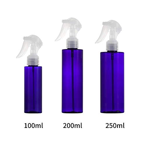 Spray Botella 2 Pack Rellenable Empty Pequeño (3.4 OZ 6.8 OZ 8.5 OZ) Duradero Fugas Prueba, para Diario Life Limpieza, Pelo, Plantas, Aceites Esenciales, Viaje Barbacoa