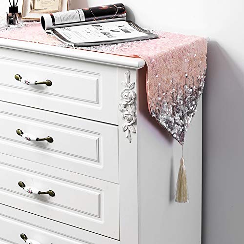 Squisito runner da tavolo Nordic corredores de la tabla de las lentejuelas Corea Mantel Rectangular moderna simplicidad manteles fiesta en casa decoración de la boda per feste, ristoranti e attività a