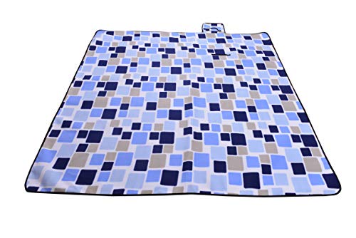 S.R HOME 200 x 200 cm Manta de Picnic Terciopelo Alfombra Colchón para Camping Adecuado para Interior Playa Jardín y Senderismo etc, Impermeable Plegable.