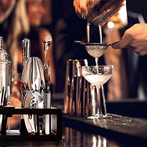 SSZZ Kit De Barman Juego De Barra De Acero Inoxidable Coctelera Herramienta De Barman En Casa Soporte