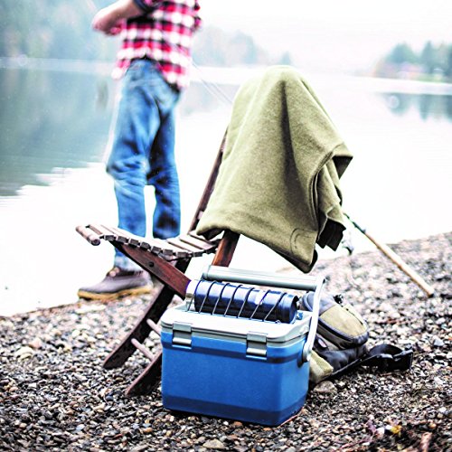 Stanley Refrigerador Fácil de Llevar para Las Actividades al Aire Libre 15.1 litros Tapa de Espuma Verde Junta Resistente a Las Fugas Bisagras Resistentes Mantiene el frío más Que los típicos refrige