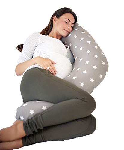 Star Ibaby Almohada embarazo y lactancia - Color Stars Gris