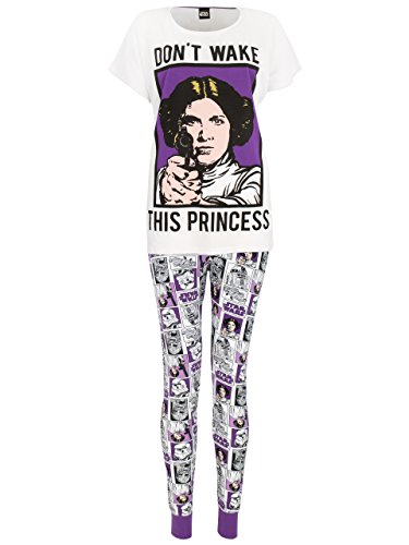 Star Wars - Pijama para Mujer - Princesa Leia - XX-Large