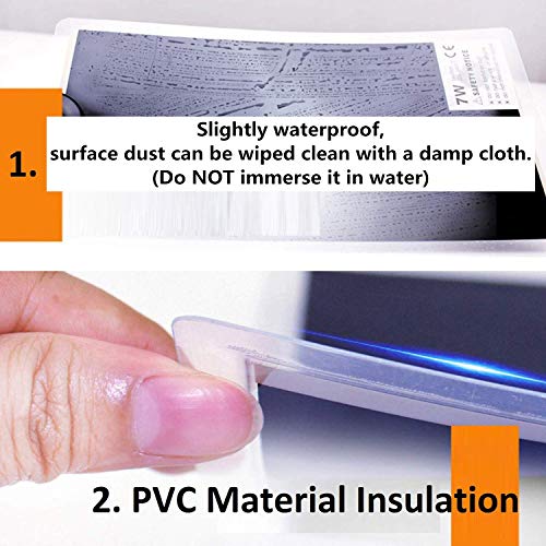 STARPIA Manta Termica para Reptiles, 5W 7W 14W 20W Manta Termica Calor Ajustable con Control De Temperatura, Reptil Almohadilla Térmica Reptil Heat Mat para Anfibios Invertebrado Terrarios (7W)