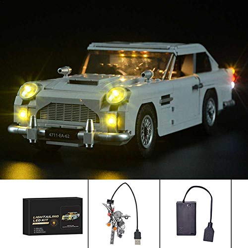 starter Luces de hadas LED -FOR Lego 10262 Aston Martin iluminación LED