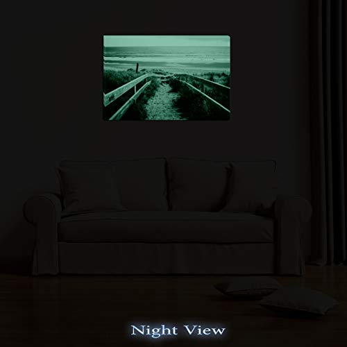 Startonight Cuadro Moderno en Lienzo Arce del Otoño, Pintura Naturaleza para Salon Decoración 60 x 90 cm