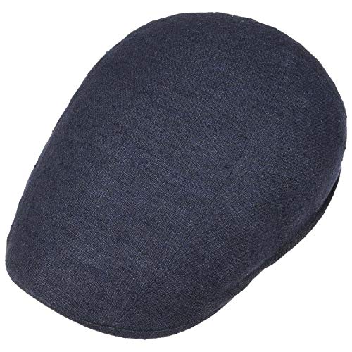 Stetson Gorra Lino-Seda Ivy Mujer/Hombre - Made in The EU Gorro de Hombre con Visera, Visera Primavera/Verano - 60 cm Azul Oscuro