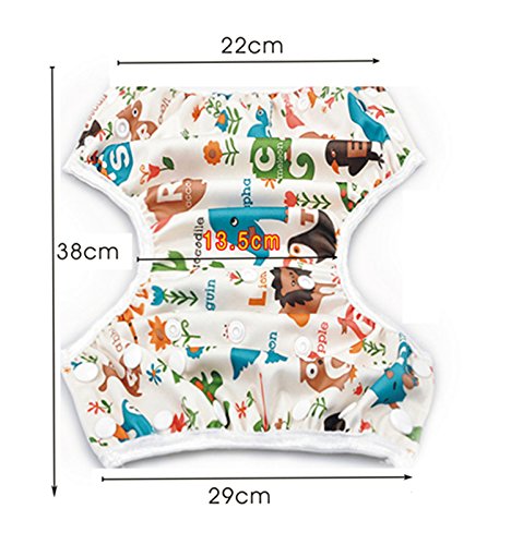 Storeofbaby Baby Reutilizable Swim Pañal Waterprool traje de baño para niños de la basura Chicas Unisex