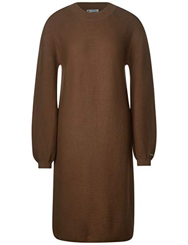 Street One 142766 Pullover-Kleid Vestido, Camel Oscuro, 44 para Mujer