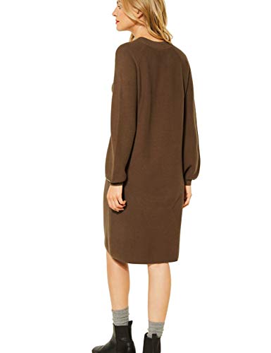 Street One 142766 Pullover-Kleid Vestido, Camel Oscuro, 44 para Mujer