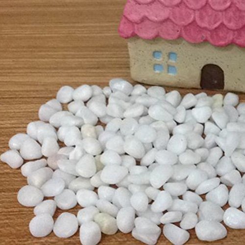 styleinside® 1x Blanco Piedra Decorativas para Jardín Miniatura Maceta Terrario