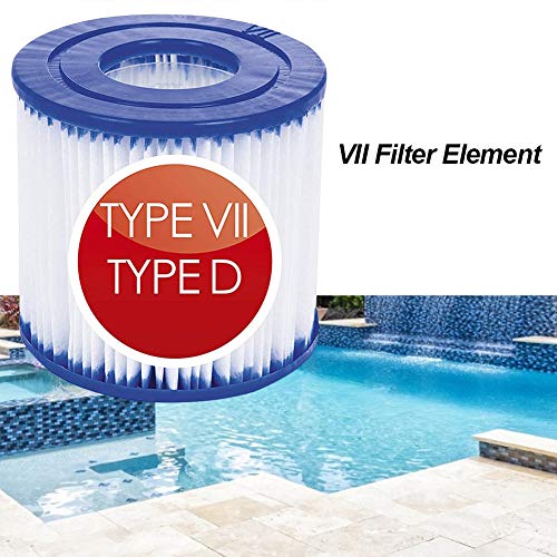 Stylelove Cartucho de Filtro de bañera de hidromasaje Vi para Todos los Modelos Lay-Z-SPA, VII Filtro de Piscina Elemento de Filtro de Piscina Inflable