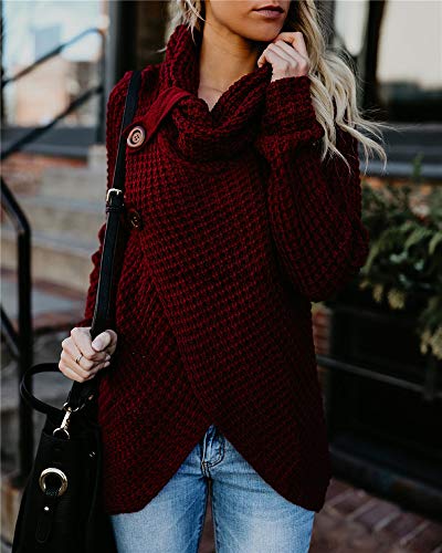 Sudadera para Mujer De Manga Larga Camisas Moda Sudadera Pullover Cárdigan Tops Blusa Calle Suelto Jersey Suéter