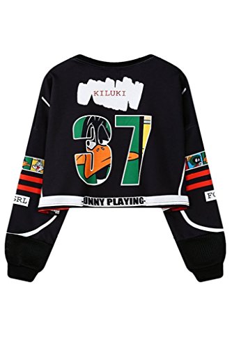 Sudadera Tailloday, de algodón, para mujer, talla extra grande, Mickey Mouse#2 Taille unique