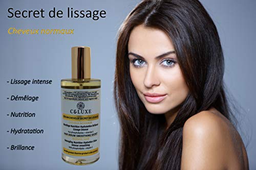 Suero para alisar el cabello: PELO NORMAL: fosfolípidos, protegen queratina, VEGANO, SIN SILICONA, sin parabenos: suavizante, hidratante, brillo, desenredado, protección térmica, spray de 50 ml.