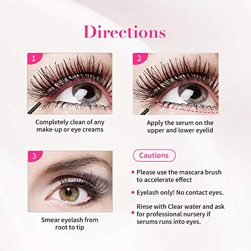 Suero para el crecimiento de pestañas sin irritación, el mejor acondicionador de pestañas, pestañas y cejas de suero, potenciador de pestañas para pestañas naturales, acondicionador de pestañas