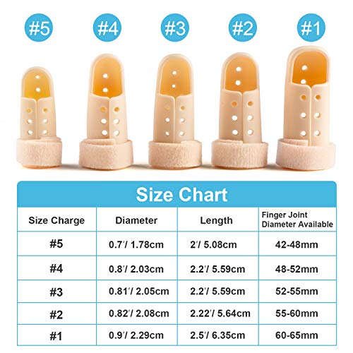 sumifun dedo férula de extensión para Trigger Finger, férula mazo de dedo, de espuma, BESSEY metálico férula para alinear y