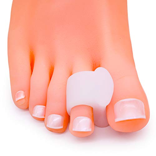 Sumifun Gel separador de dedos diseño juanete Splint Corrector Aliviar el Dolor de sastre de juanetes y martillo, funda para alivio de para juanete dolor de pies