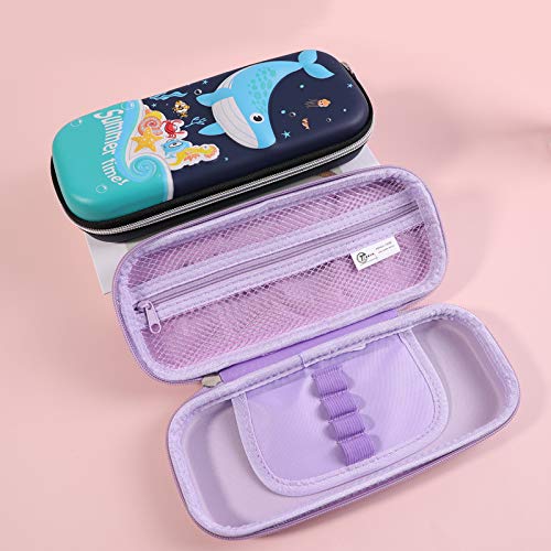 Suministros Para Estudiantes Caja De Lápices De Dibujos Animados Molde De Presión Tridimensional De Gran Capacidad A Cabello mixto