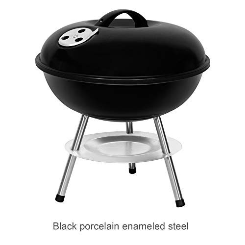 SunJas Barbacoas de Carbón Barbacoas de Carbón Parrilla de Barbacoa de Acero Inoxidable para Jardín Exterior BBQ