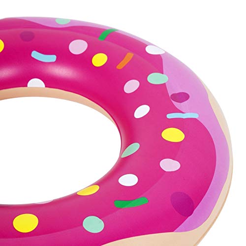 SunnyLIFE Balsa Flotante Inflable del Juguete de la Playa del Flotador de la Piscina de los niños formados Animal para los niños pequeños Un tamaño Rosado