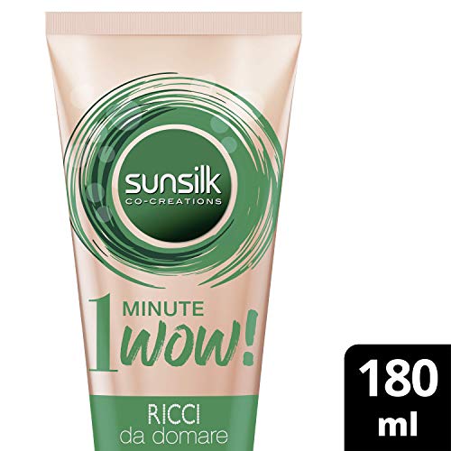 Sunsilk 1 Minute WOW Rizos para el hogar, tratamiento intensivo, 180 ml