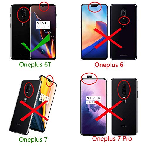 SupCase Funda OnePlus 6T [UB Style] Transparente Delgado Case Protector para OnePlus 6T (Negro)