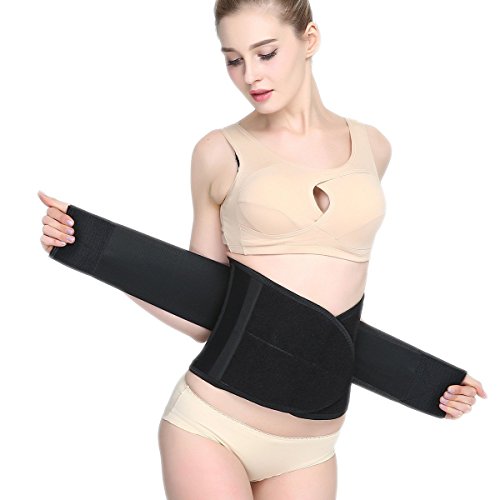 Superaver - Cinturón adelgazante para mujer, color Negro , tamaño medium