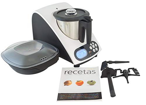Superchef Robot de Cocina VA1500 Cook&MIx, 1100w+500w, jarra de 2 litros de capacidad real, 10 velocidades, de 40º a 110º