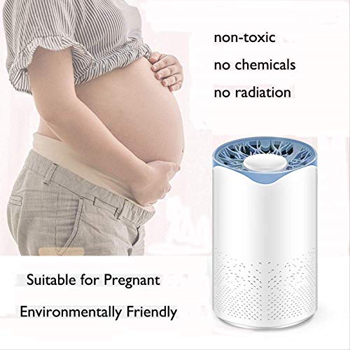 SUPERHUA Lámpara Antimosquitos Electrico Interior USB Bug Zapper Inhalador Electrónica Silencioso Impermeable Adecuado Embarazada Infantil Insectos Trampa para Mosquitos