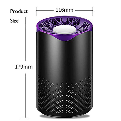 SUPERHUA Lámpara Antimosquitos Electrico Interior USB Bug Zapper Inhalador Electrónica Silencioso Impermeable Adecuado Embarazada Infantil Insectos Trampa para Mosquitos