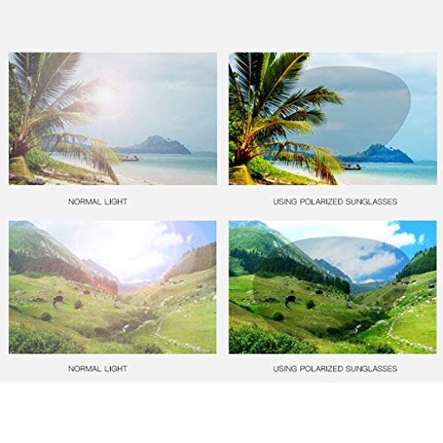 Superlight Frame Design.Sports Eyewear.Driving Sunglasses.Polarized Sunglasses.for Mens and Womens.Protección UV400.Gafas de Sol clásicas. (Color : Negro)