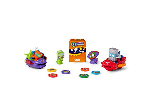 SuperZings - Serie 4 - Blíster BlasterJet (PSZ4B416IN00) con 4 Figuras (1 Plateada) y 2 Vehículos BlasterJet