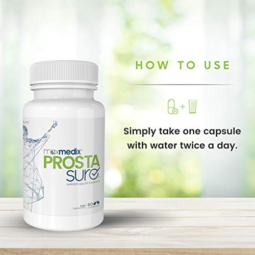 Suplemento Natural Para La Próstata - Fórmula Para Próstata Agrandada o Inflamada - Mantiene El Normal Funcionamiento De La Próstata - Cápsulas ricas en saw palmetto y semillas de calabaza