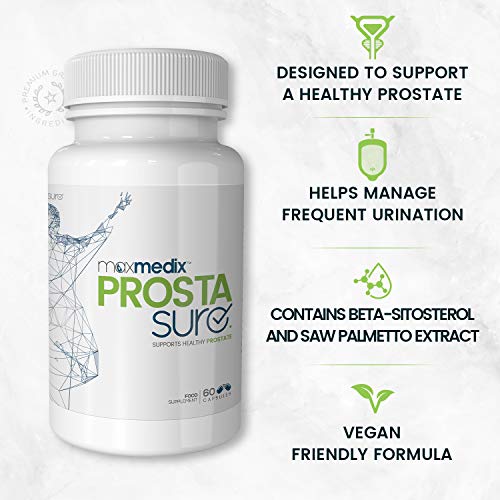 Suplemento Natural Para La Próstata - Fórmula Para Próstata Agrandada o Inflamada - Mantiene El Normal Funcionamiento De La Próstata - Cápsulas ricas en saw palmetto y semillas de calabaza