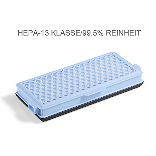 Supremery 2X Filtro HEPA Compatible con Miele SF-HA 50 Filtro de Aspirador con carbón Activo contra olores S8000 S6000 S5000 S4000 Series Complete C2 C3 Compact C1 C2 S8340 S6240 S5211