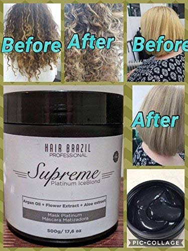 Supremo Platinum hielo Rubio máscara