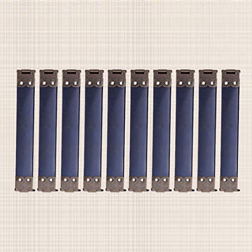 SUPVOX 10pcs marco flexible interno 12cm accesorios de clips de repuesto de metal para bolso de cierre bolso monedero