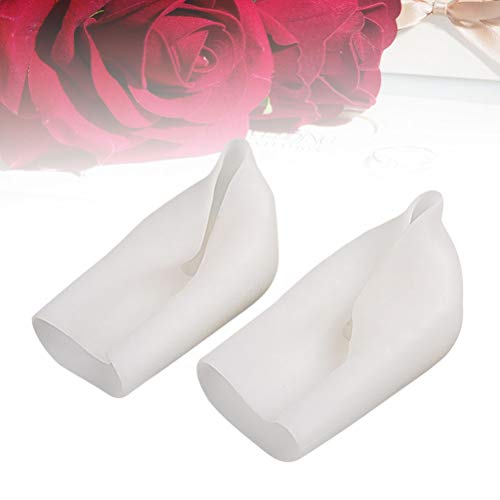 SUPVOX Aumento de altura Calcetines Heel Lift Gel Plantillas Protector de talón invisible para hombres y mujeres