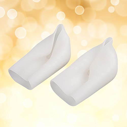 SUPVOX Aumento de altura Calcetines Heel Lift Gel Plantillas Protector de talón invisible para hombres y mujeres