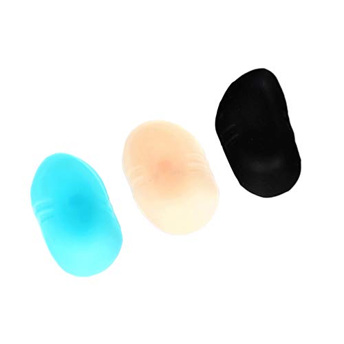 SUPVOX El Parche Ocular de Silicona para Ambliopía de 3 Piezas para Gafas Trata El Ojo Vago Y El Estrabismo para Niños Talla S (Color Mixto)