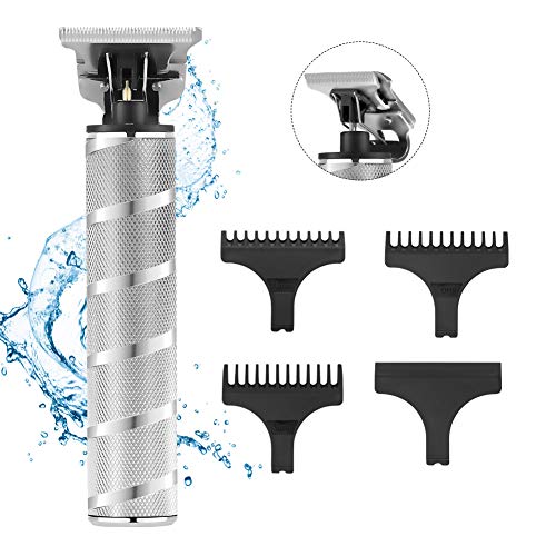 SURKER Cortadora para hombres Cortapelos Pro Li T-Blade Clipper USB Recargable Preciso Trimmer Recortadora Barba Coratador de cabello … (Pladeado)