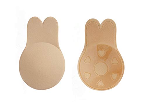 Surplex Invisible Sujetador Push Up Sujetador Sin Tirantes, Coneja para Mujer Silicona, Impermeable Respirable Reutilizable Cómodo, Levantar Y Mejorar Los Senos