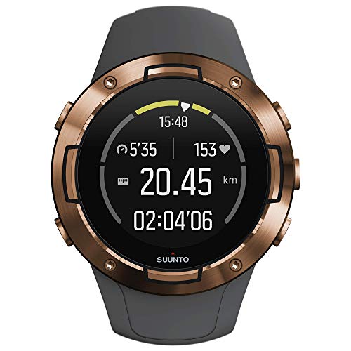 Suunto 5 Reloj deportivo GPS ligero y compacto, Seguimiento 24/7 de actividad física, Medición del ritmo cardiaco en la muñeca