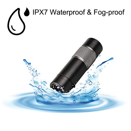 Svbony SV36 Monocular, 10x32 Monocular Profesionales, Vidrio ED Bak4 Prisma Recubrimiento de Fase corregida Mini Bolsillo Monocoular Potente para Viajar, Cazar, Observar Aves, Acampar